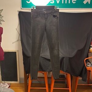 Dark Gray Denim Mia Toothpick Skinny Jeans Kut from the Kloth Style